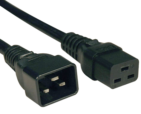 

Кабель питания Hyperline PWC-IEC19-IEC20-3.0-BK IEC 320 C19 - IEC 320 C20 (3x1.5), 16A, 3 м, PWC-IEC19-IEC20-3.0-BK