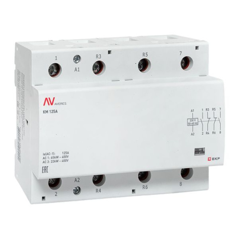 фото Контактор модульный EKF km-av-6-125-22-230V в Екатеринбурге
