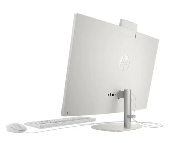 фото Моноблок 27" HP AIO 27-CR1002 (Intel Core Ultra 7 155U, 16ГБ SODIMM DDR5, SSD 512 ГБ, Arc graphics, Не установлена) Белый [CW2V1PA]