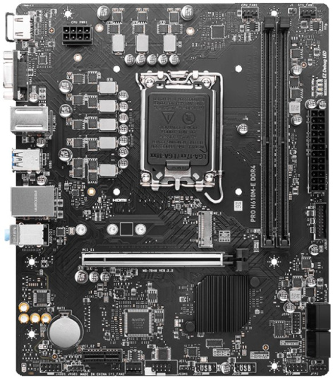 фото Материнская плата mATX MSI PRO H610M-E (УЦЕНЕННЫЙ) в Екатеринбурге