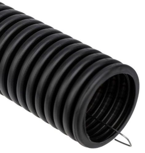 Изображение товара Гофрированная труба Rexant 28-0040-3 для защиты кабелей 40 мм, 15 м