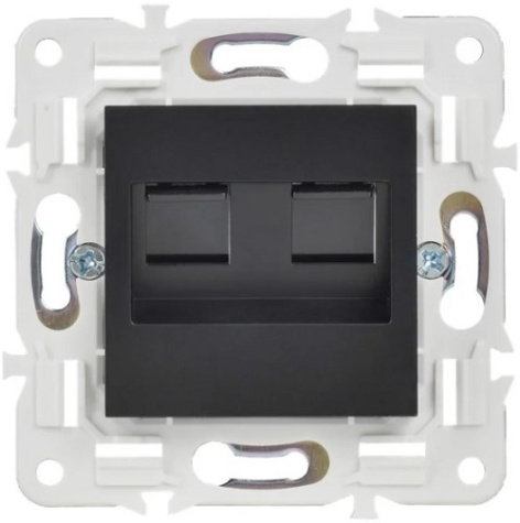 фото Розетка компьютерная двойная IEK SK-K20-1-K02 в Уфе