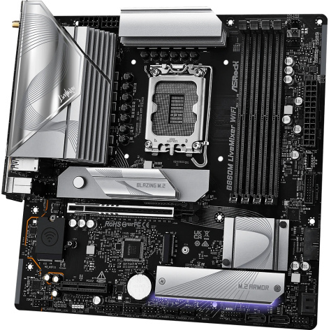 фото Материнская плата mATX ASRock B860M LIVEMIXER WIFI