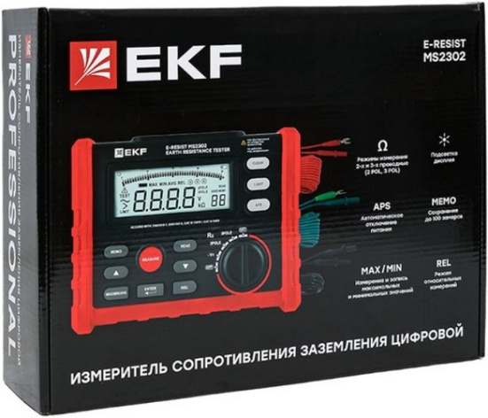фото Измеритель сопротивления заземления EKF ms2302 в Казани