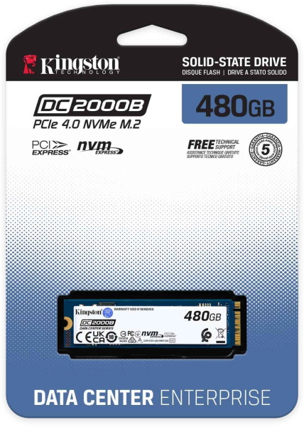 фото Накопитель SSD M.2 2280 Kingston DC2000B в Уфе 480 ГБ