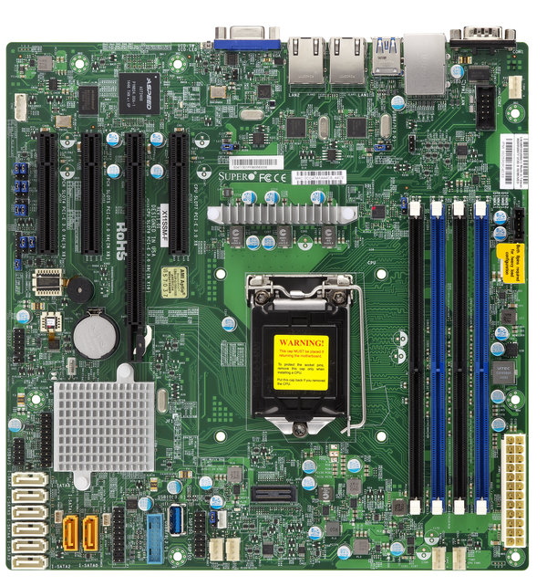 

Материнская плата Supermicro MBD-X11SSM-F-B (1151, C236, 4xDDR4, 8x6G, mATX 9.6"x9.6", PCIE3.0 1(x16) 1(x8) 2(x4),2xGE) Bulk, MBD-X11SSM-F-B