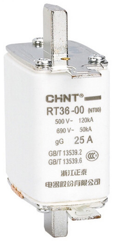 

Плавкая вставка CHINT 521340 RT36-00-160 габарит 00 25А, 521340