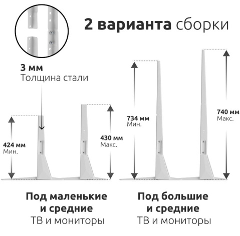 фото Подставка настольная UNITEKI ST003NW