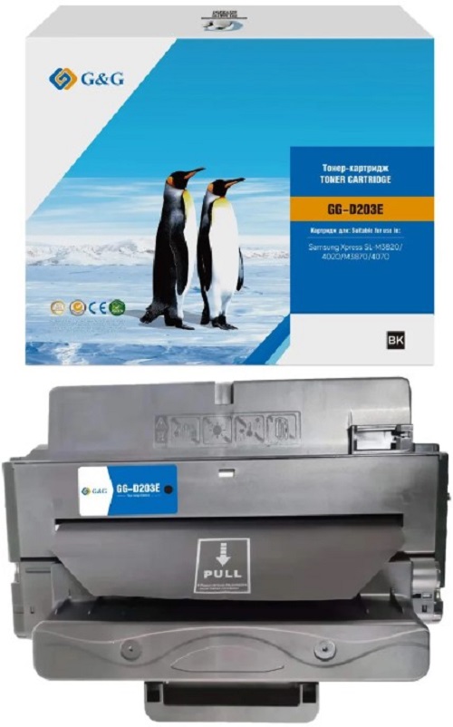 

Картридж G&G GG-D203E лазерный MLT-D203E черный (10000стр.) для Samsung Xpress SL-M3820/4020/M3870/4070, GG-D203E