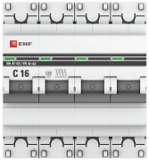 фото Автоматический выключатель EKF mcb4763-4-16C-pro