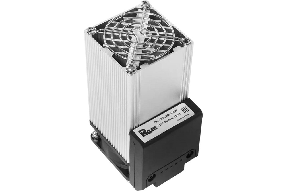 

Нагреватель ЦМО HGL046-100W 100 Вт полупроводниковый Rem, 220 В с вентилятором, HGL046-100W