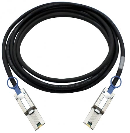 

Кабель QNAP CAB-SAS30M-8088 Mini SAS (SFF-8088), 3m, CAB-SAS30M-8088