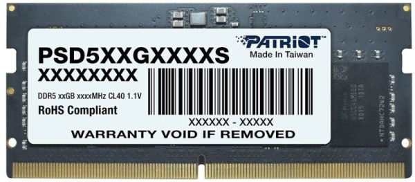 фото Модуль памяти SODIMM DDR5 32GB Patriot Memory PSD532G48002S в Екатеринбурге