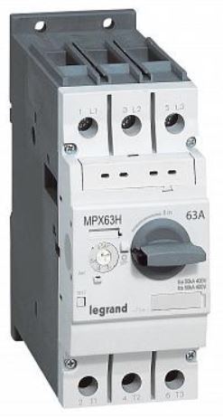 

Автоматический выключатель Legrand 417366 MPX³ - 50 кА - для защиты электродвигателей, 3П, 63H 40A, 417366