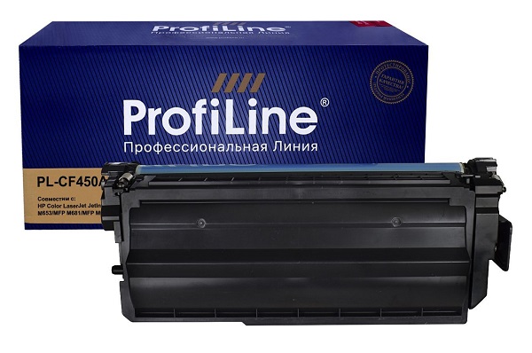 

Тонер-картридж ProfiLine PL-CF450A (№655A) PL_CF450A_BK для HP Color LaserJet JetIntelligence M652/M653/MFP M681/MFP M682 black 12500 копий, PL-CF450A (№655A)