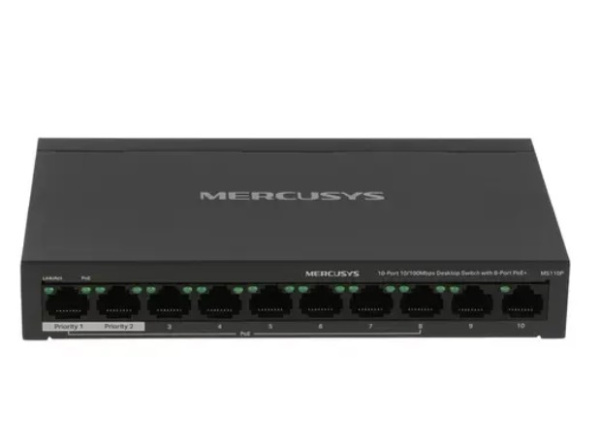 фото Коммутатор неуправляемый Mercusys MS110P в Уфе