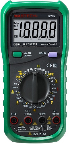 Изображение товара Мультиметр Mastech 13-2052 для измерений электроники и электротехники