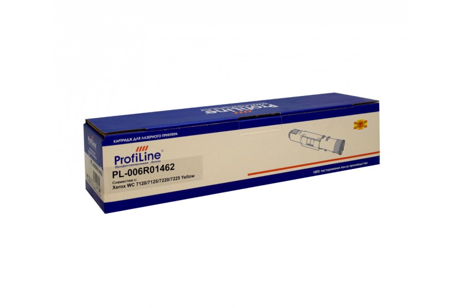 

Картридж ProfiLine PL_006R01462_Y для принтеров Xerox WorkCentre 7120/7125/7220/7225/7120T/7125T Yellow 15000 копий, PL_006R01462_Y