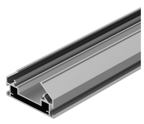 Изображение товара Алюминиевый профиль для натяжных потолков MAG-STRETCH-ORIENT-2620 2000 мм