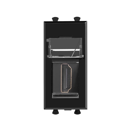 

Розетка DKC 4402251 HDMI модульная, тип А-А, "Черный квадрат", 1 модуль, "Avanti", 4402251