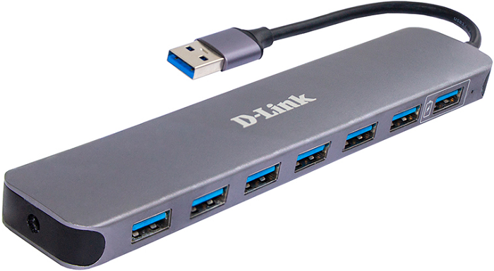 

Разветвитель USB 3.0 D-link DUB-1370/B2A 7-портов ,7 downstream USB type A (female) ports, 1 upstream USB type A (male), DUB-1370/B2A