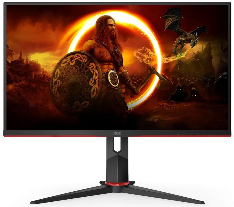 

Монитор 27" AOC Q27G2S black-red с поворотом экрана (IPS, 2560x1440, 165Hz, 1 ms, 178°/178°, 350 cd/m, 80M:1, 2*HDMI, DP), Q27G2S