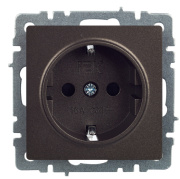 фото Розетка с заземлением IEK BR-R14-16-K45