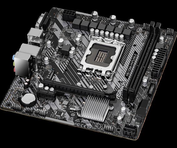 фото Материнская плата mATX ASRock H610M-HVS/M.2 R2.0 в Нижнем Новгороде