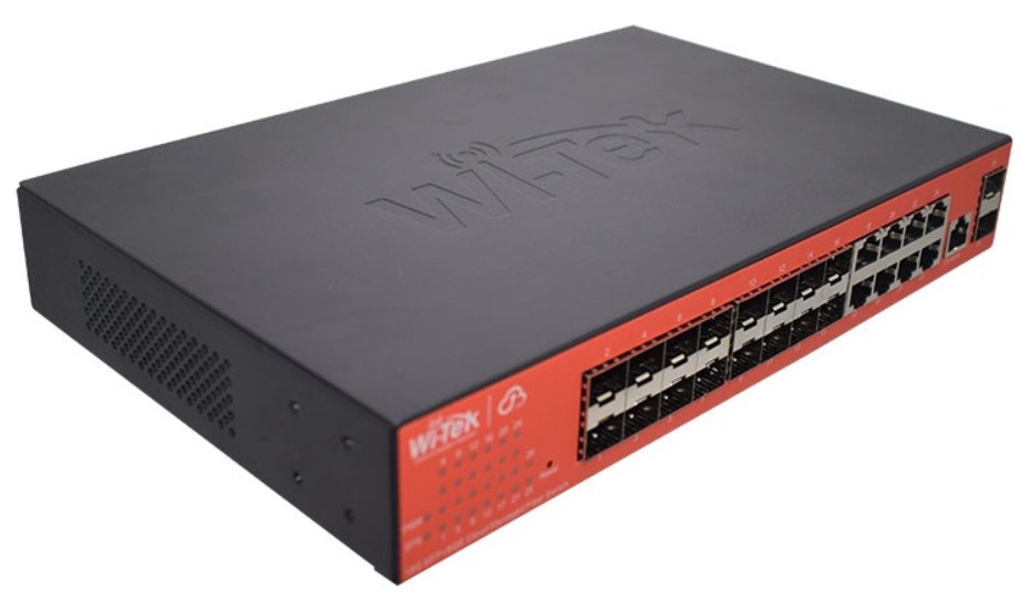 

Коммутатор управляемый Wi-Tek WI-CGS5026 v2 L2, порты 18SFP+8GE, v2, WI-CGS5026 v2