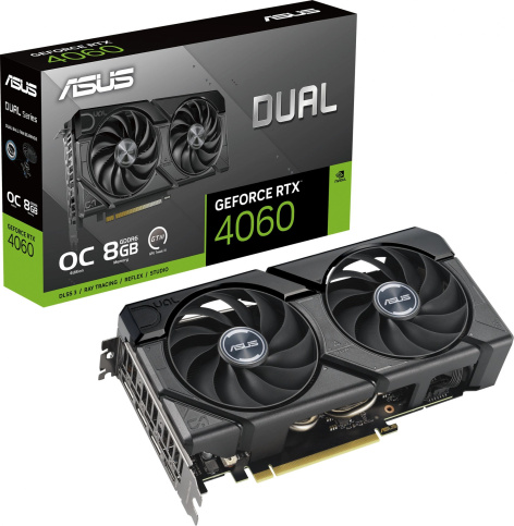 фото Видеокарта  ASUS NVIDIA GeForce RTX 4060 8GB GDDR6