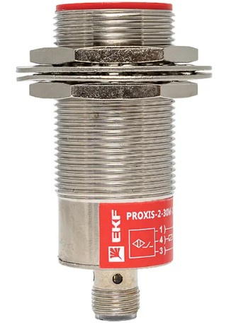 фото Датчик бесконтактный индуктивный EKF PROXIS-2-30M-10-P-NO-M12 в Самаре