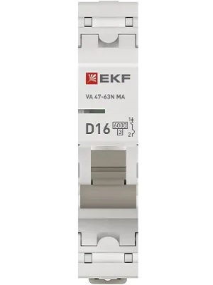 фото Автоматический выключатель  EKF M63MA6116D в Казани