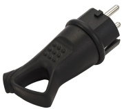 фото Каучуковая вилка Filum FL-PLUG-P-EU-IP44-BK