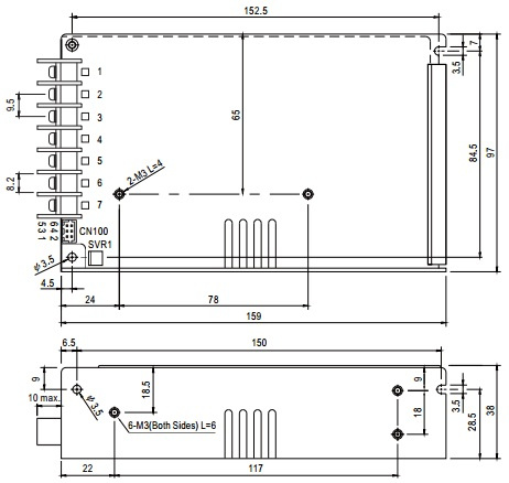 фото Преобразователь AC-DC сетевой Mean Well HRPG-150-48 в Казани