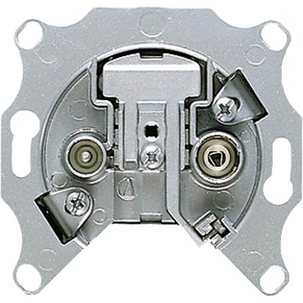 

Розетка Jung EDU04F TV-FM оконечная Мех (TV до 2400 МГц, FM 87.5-139 МГц), EDU04F