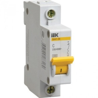 Изображение товара Автоматический выключатель IEK MVA20-1-013-C 13А 1п IP20