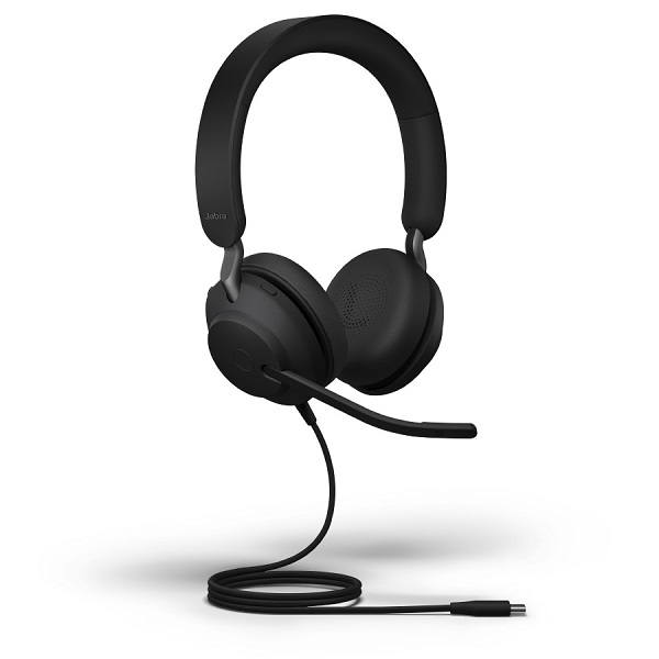 

Гарнитура проводная Jabra Evolve2 40 24089-999-899 USB-C, MS Stereo, Evolve2 40