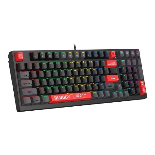 

Клавиатура A4Tech Bloody S98 S98 RED красная, механическая, USB, for gamer, LED (1942328), Bloody S98