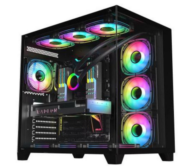 

Корпус ATX ALSEYE Paladin-B черный , без БП, окно из закаленного стекла, 2*USB 3.1, USB Type-C, (4 fans), Paladin-B