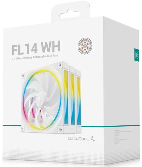 фото Вентилятор для корпуса Deepcool FL14 WH-3 IN 1 в Уфе