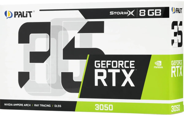 фото Видеокарта Palit GeForce RTX 3050 StormX V1 8GB в Челябинске