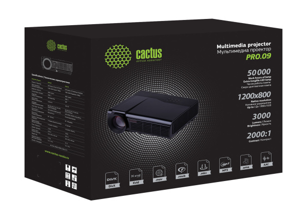 фото Проектор  Cactus CS-PRO.09B.WXGA-A в Нижнем Новгороде