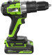 фото Дрель - шуруповерт Greenworks GD24DD60