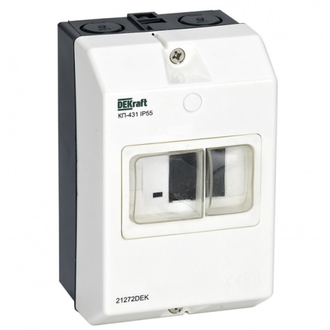 Изображение товара Пластиковый корпус DEKraft для автоматического выключателя IP55 114 мм