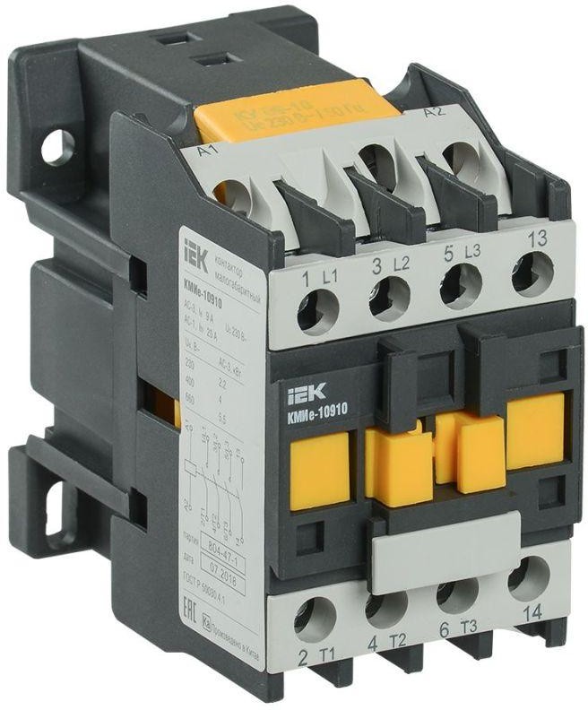 

Контактор IEK KKME11-009-024-01 КМИе-10911 9А 24В/АС3 1NC GENERICA, KKME11-009-024-01