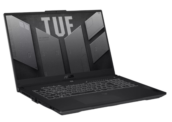 фото Ноутбук ASUS TUF Gaming A17 FA707NUG 17.3" (AMD Ryzen 7, 16Гб DDR5, SSD 512 Гб, , Без ОС) Серый [90NR0EF5-M009A0]