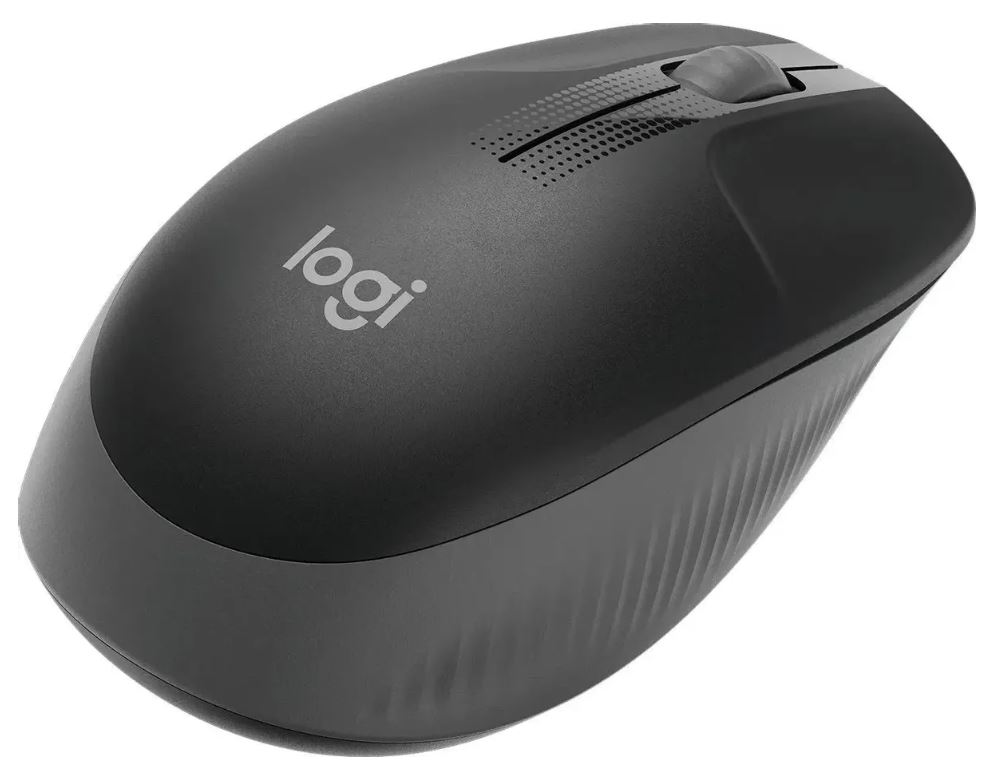 Мышь Wireless Logitech M190 910-005913 черная/темно-серая, оптическая (1000dpi), радио, USB, 2but