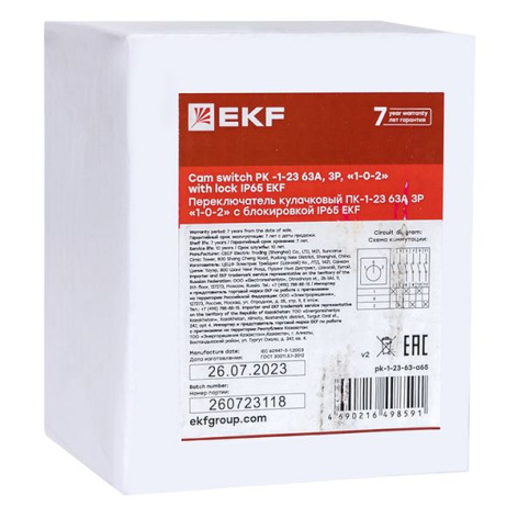 фото Переключатель кулачковый  EKF pk-1-23-63-a65 в Казани