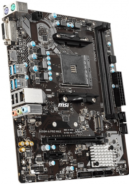 фото Материнская плата mATX MSI B450M-A PRO MAX в Перми