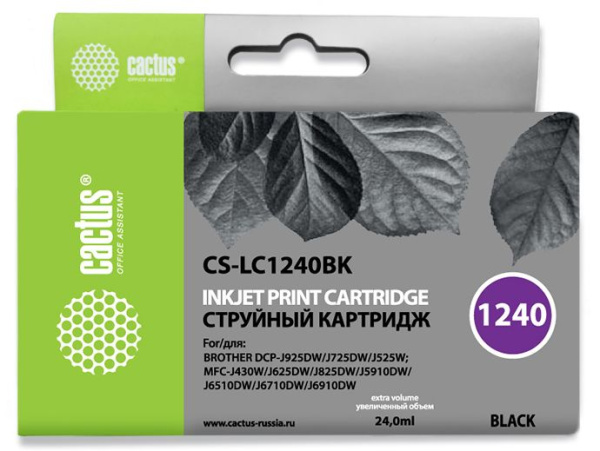 фото Картридж  Cactus CS-LC1240BK в Челябинске